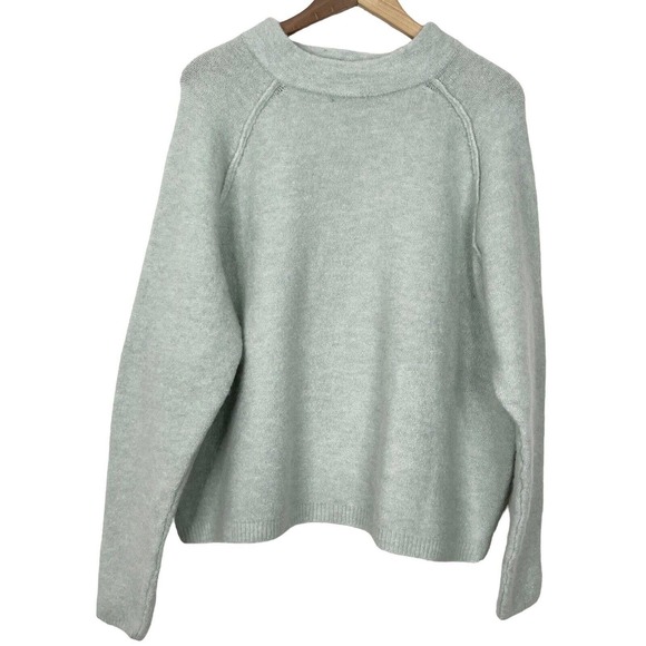 Free People Sweaters - Free People Textured Knit Mock Neck Pullover Sweater